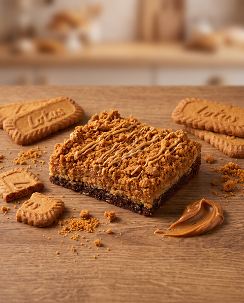 Brookie mit Biscoff